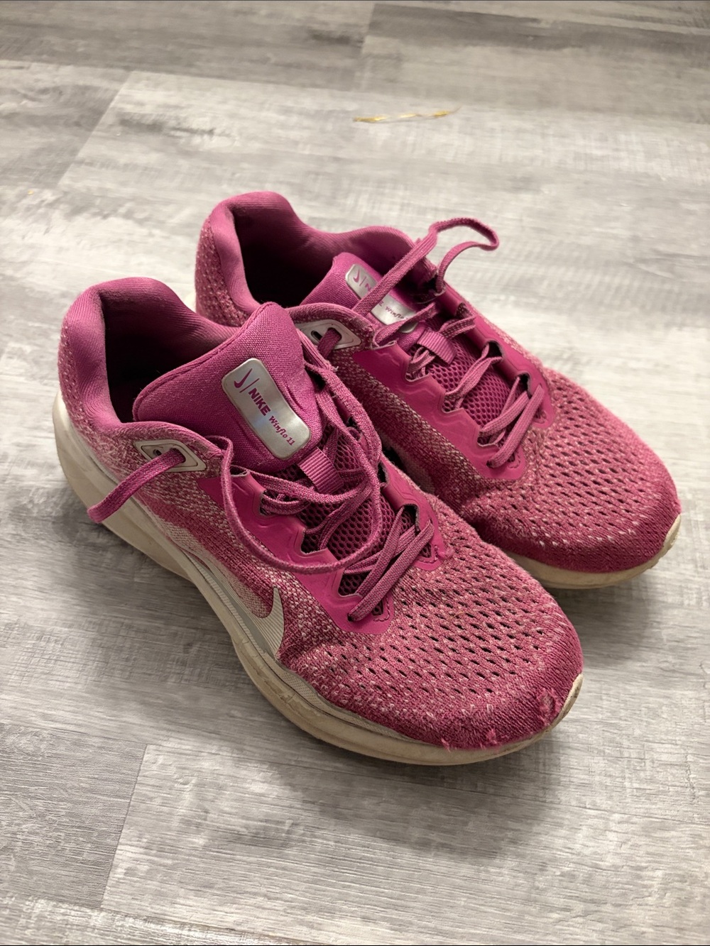 Nike Women's Fuchsia Mesh Running Sneakers